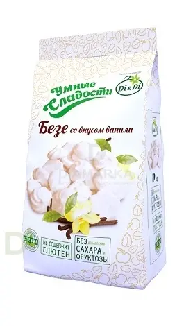 Безе без сахара Умные сладости Ваниль 70гр. в Екатеринбурге