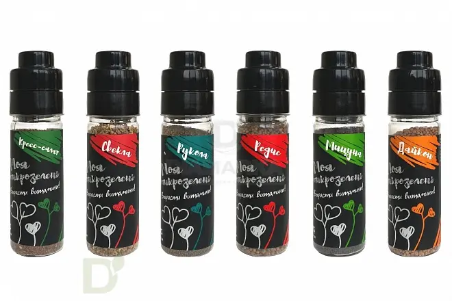 Набор семян Здоровья клад Моя микрозелень, 6шт