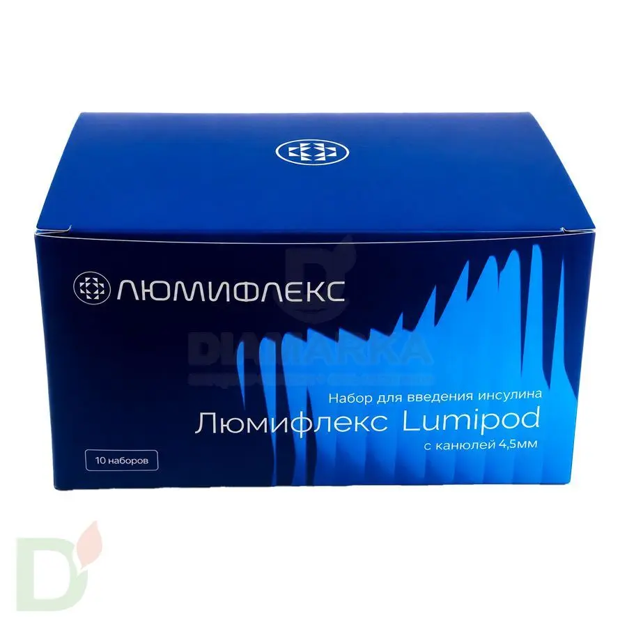 Набор для введения инсулина Люмифлекс Lumipod с канюлей 4,5мм №1