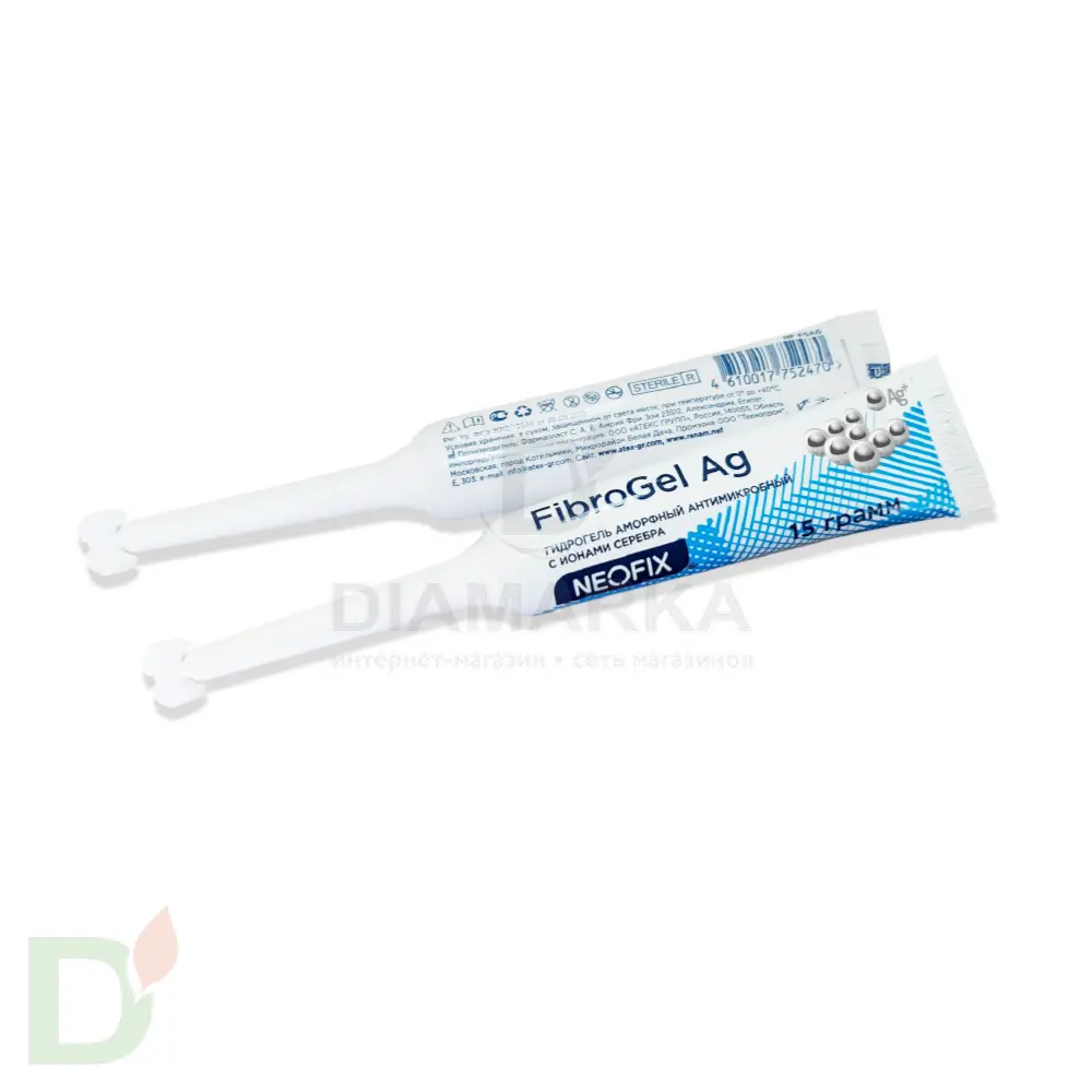 Гидрогель антимикробный NEOFIX FibroGel Fg с ионами серебра 15г в Екатеринбурге
