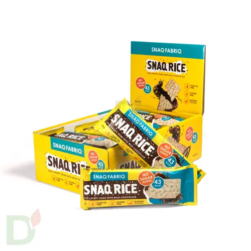 Батончик Snaq Fabriq рисовый глазированный молочным шоколадом, 10гр в Екатеринбурге