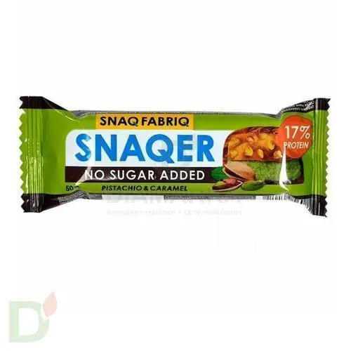 Батончик Snaq Fabriq глазированный Фисташка и карамель 50гр. в Екатеринбурге