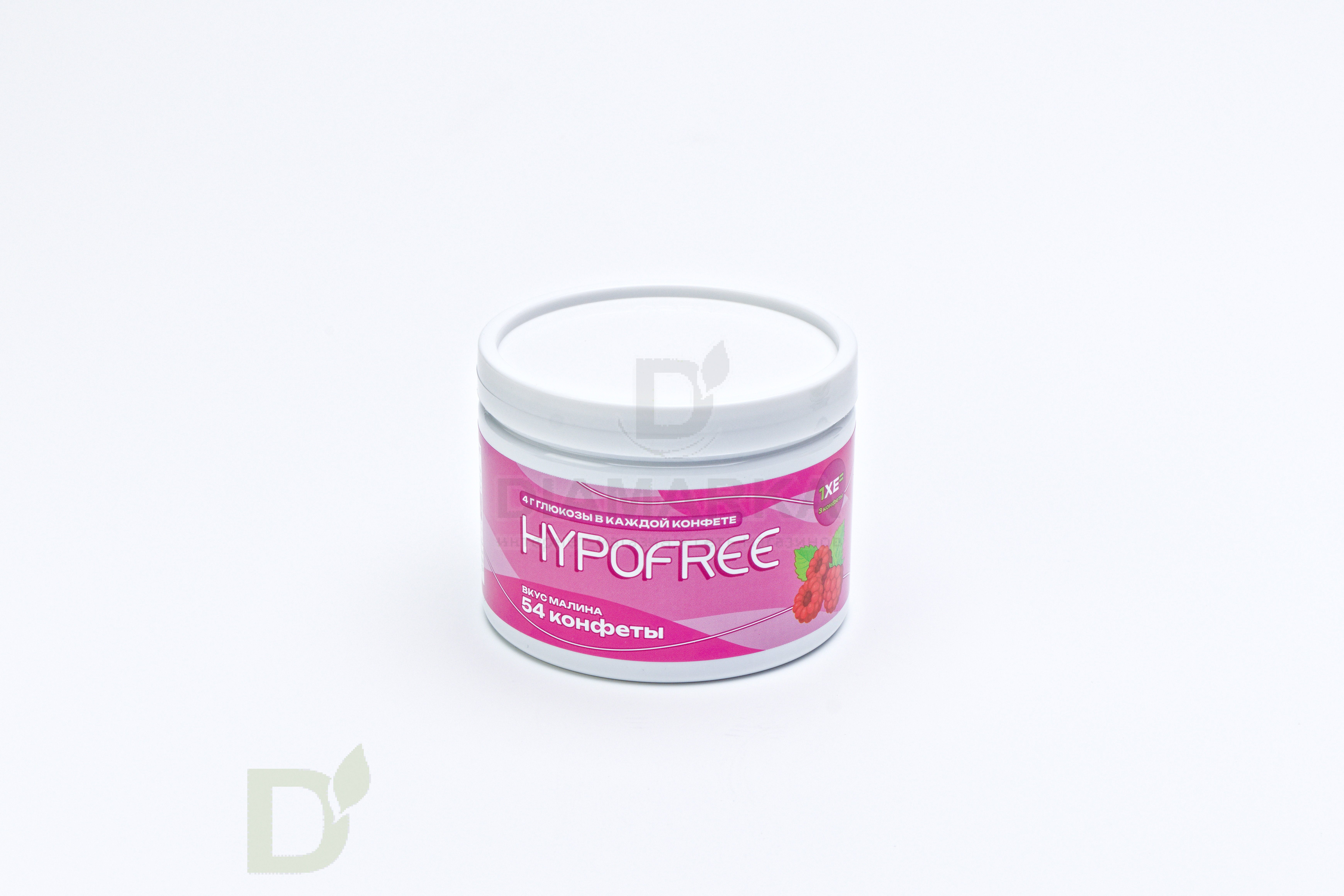 Конфеты таблетированные HYPOFREE 54 шт по 4 гр. Малина