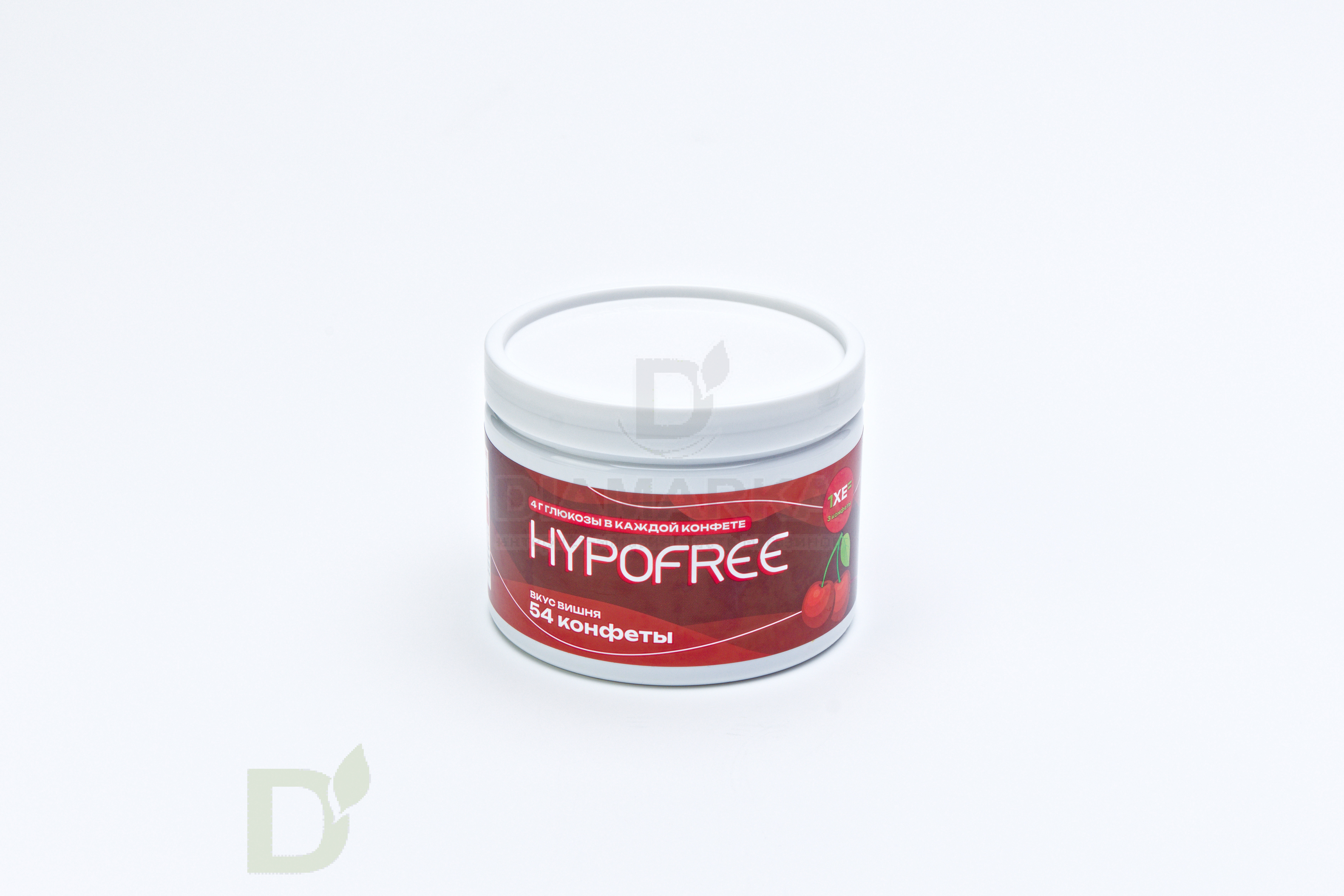 Конфеты таблетированные HYPOFREE 54 шт по 4 гр. Вишня