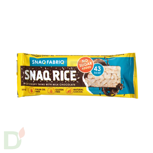 Батончик Snaq Fabriq рисовый глазированный молочным шоколадом, 10гр в Екатеринбурге