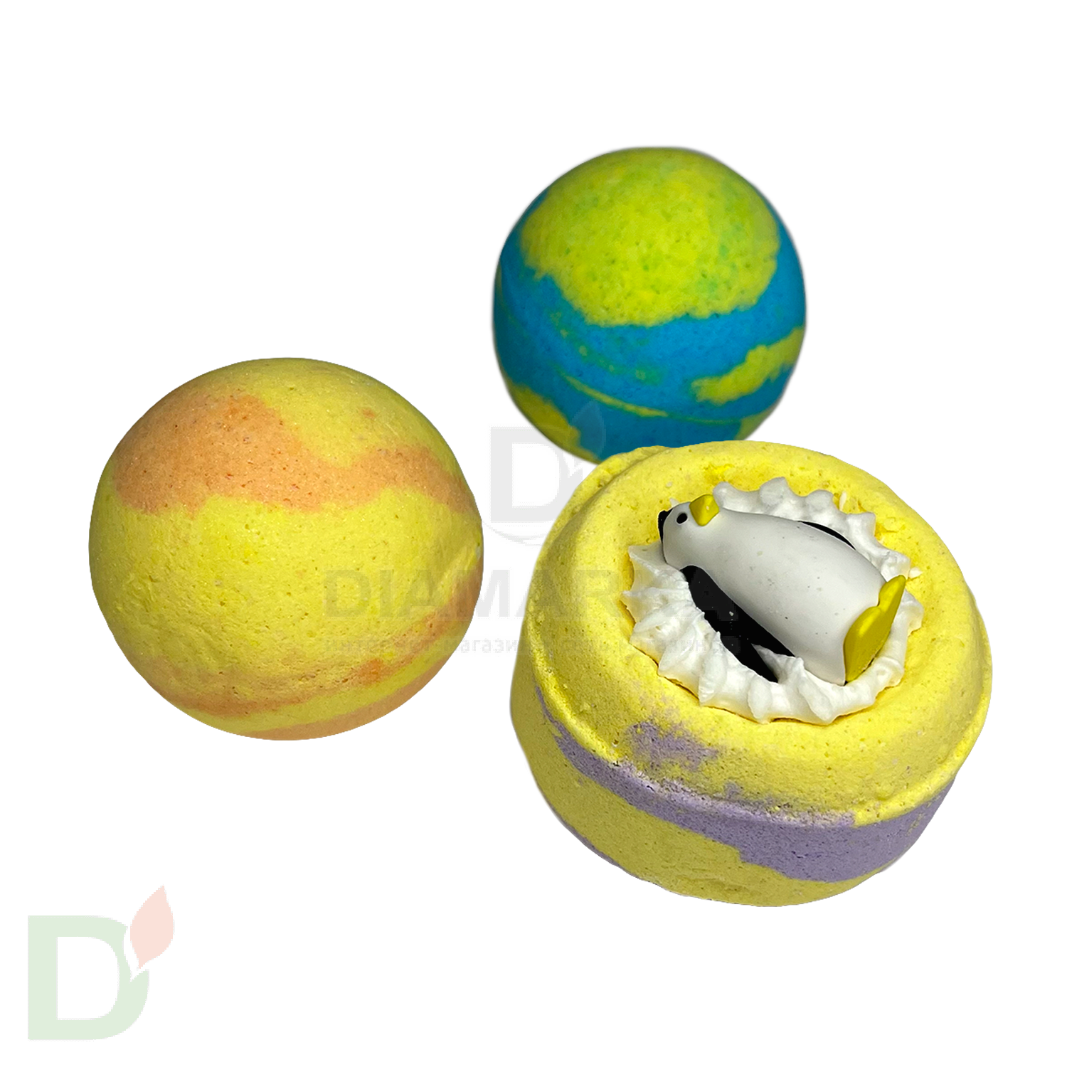 Бокс - Бомбочки для ванны детские (з шт в комплекте) в Екатеринбурге