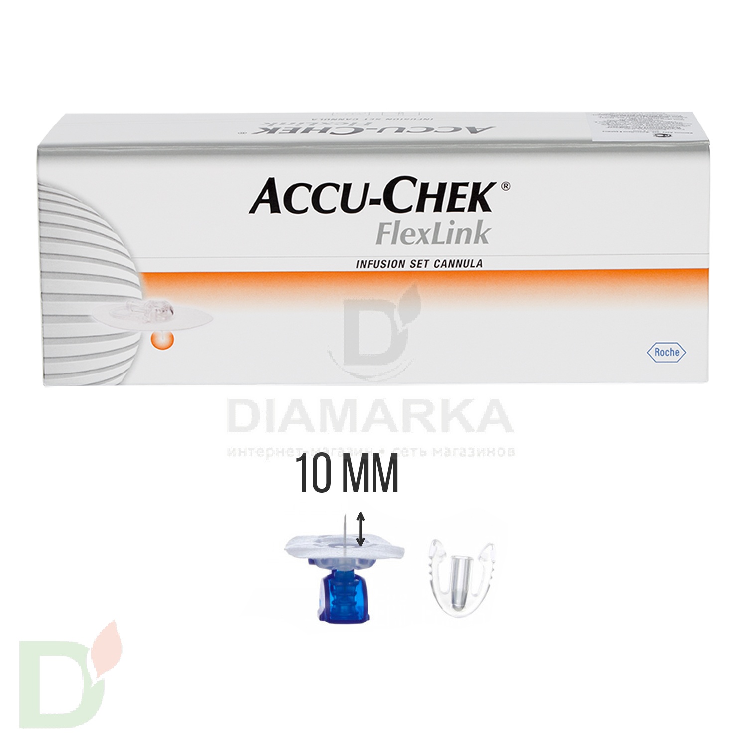 Акку-Чек Флекс-Линк, игла 10 мм (канюля), 1 шт. в Екатеринбурге