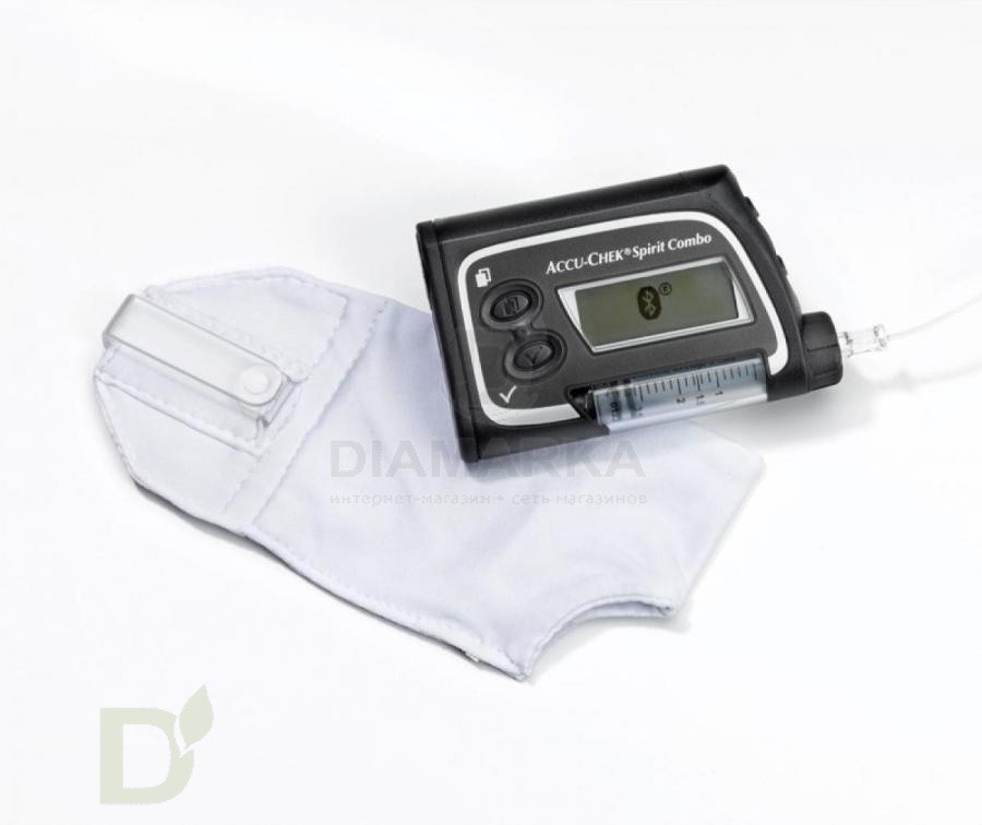 Чехол для ношения инсулиновой помпы Акку-Чек Спирит на бюстгальтере