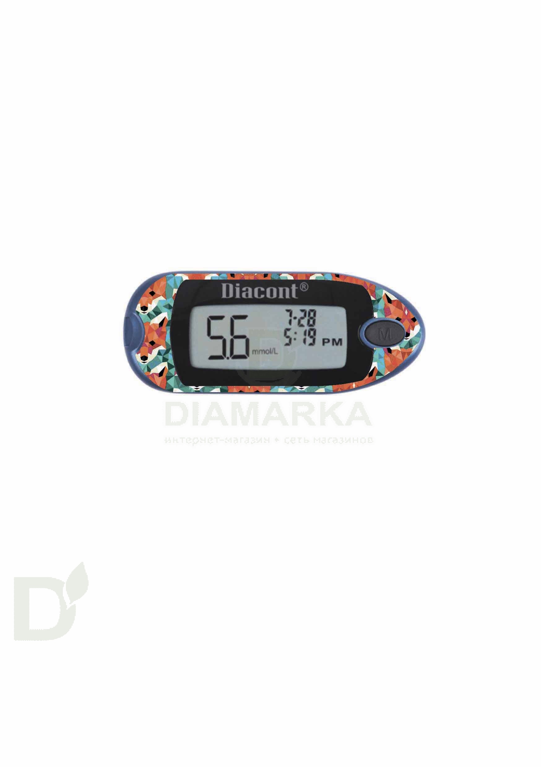 Наклейка на глюкометр Diacont Мини
