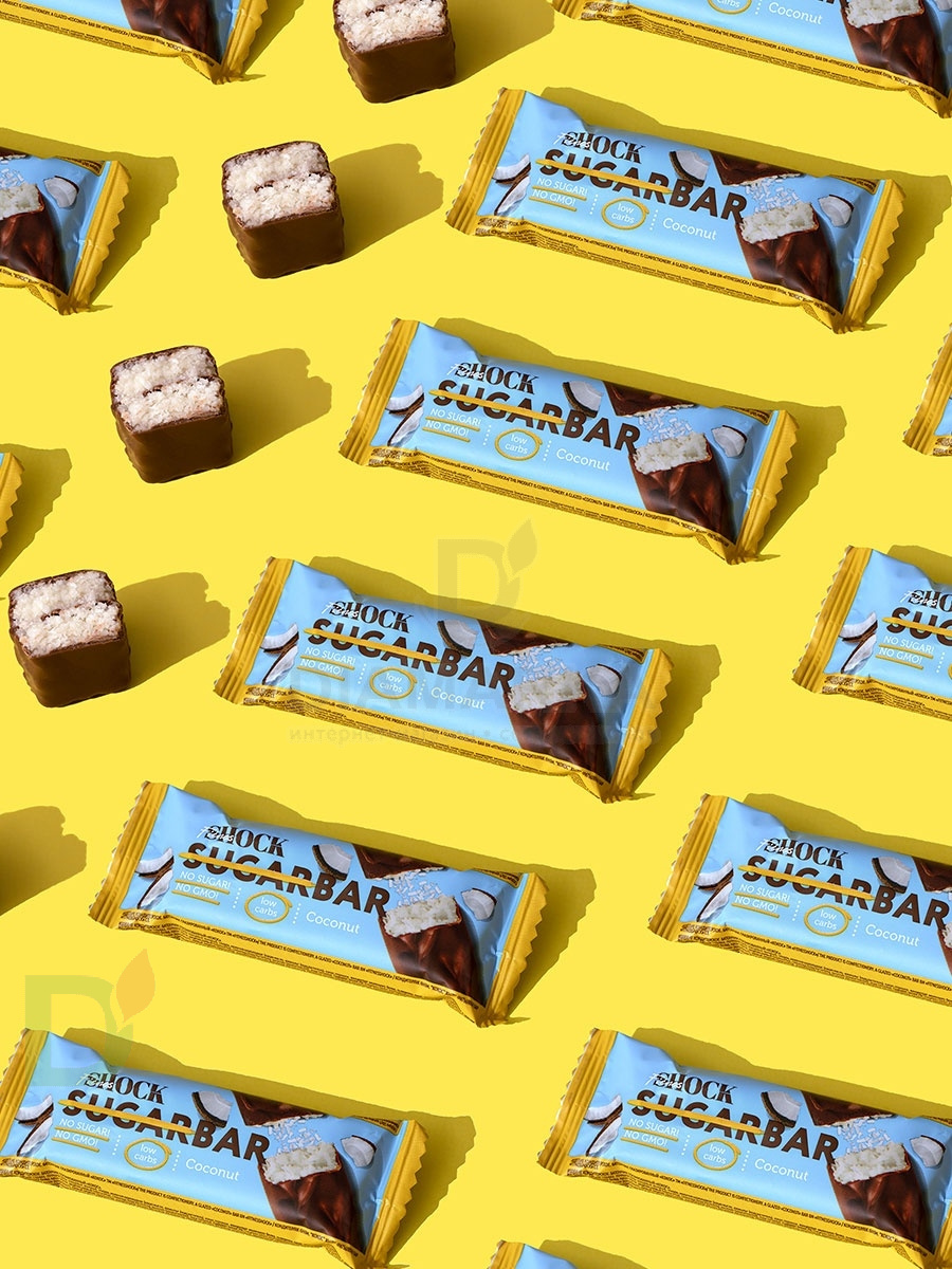 Батончик протеиновый FitnesShock Кокос 50гр.