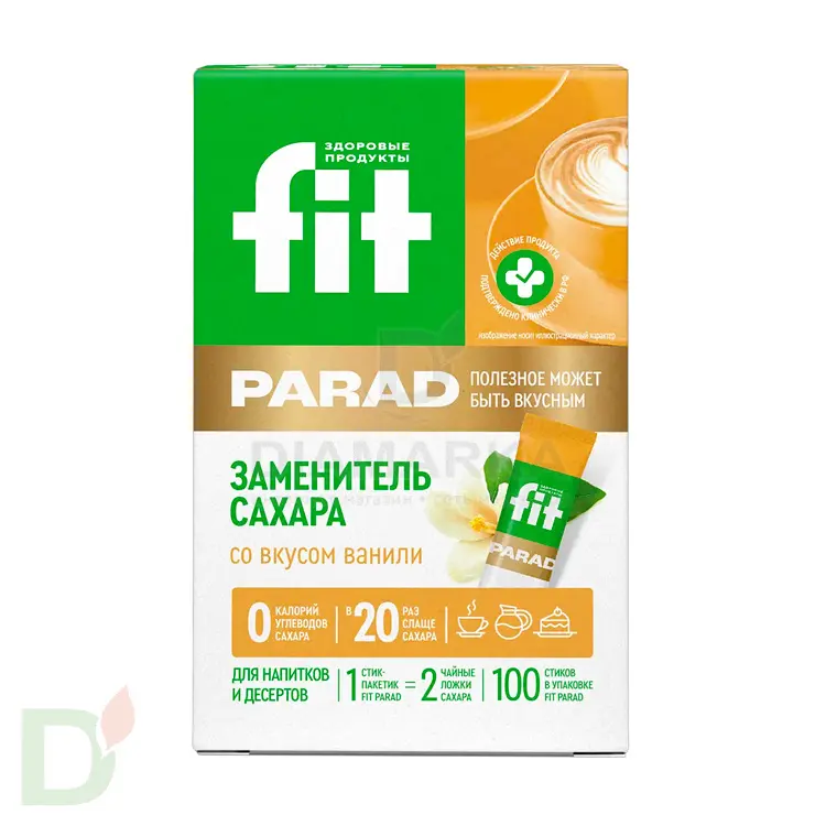 ФитПарад №22 заменитель сахара со вкусом Ванили (стики), 50гр