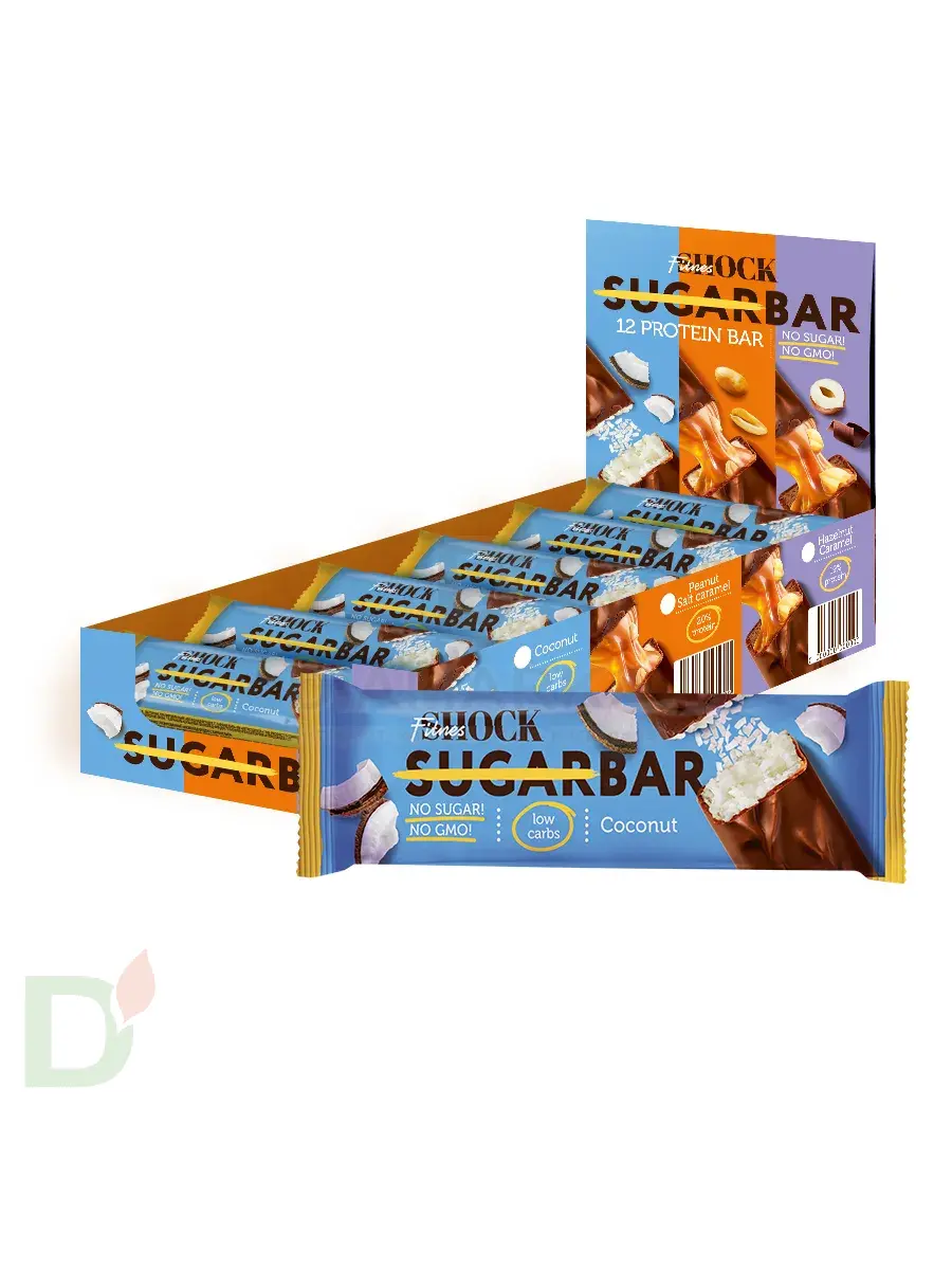 Батончик протеиновый FitnesShock Кокос 50гр. в Екатеринбурге