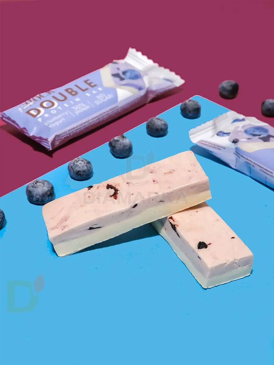 Батончик протеиновый FitnesShock Черничный йогурт 40гр. в Екатеринбурге