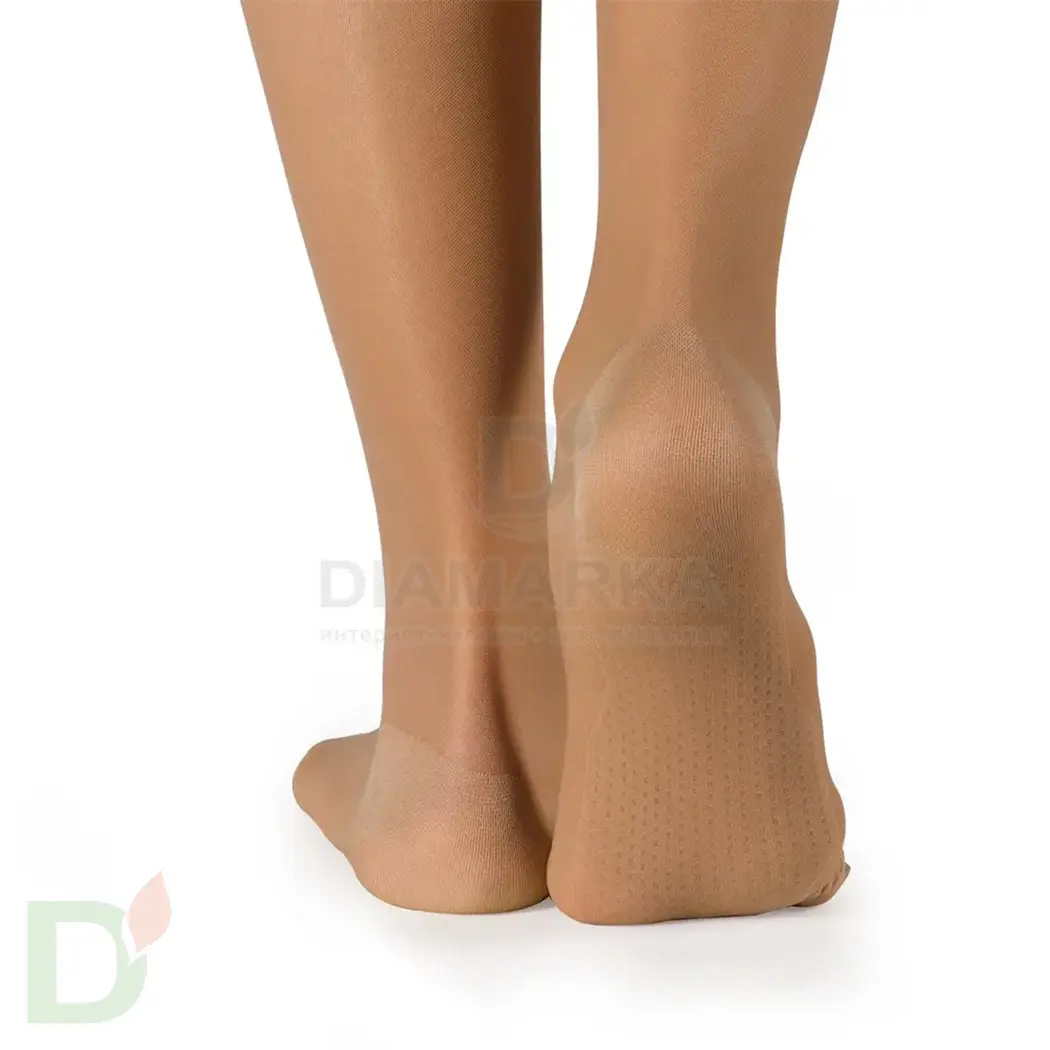 Чулки компрессионные B.Well JW-222 прозрачные с ажурным верхом, II класс компрессии