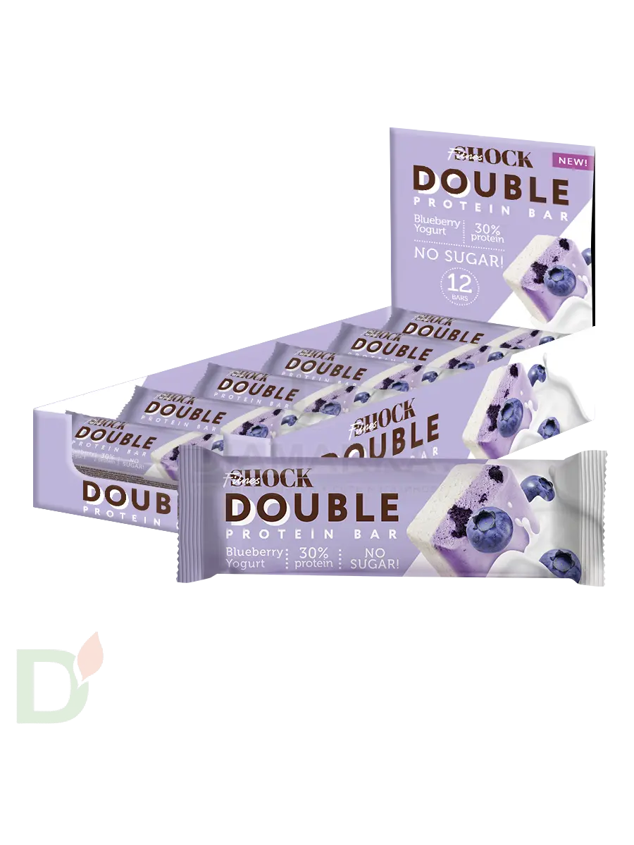 Батончик протеиновый FitnesShock Черничный йогурт 40гр. в Екатеринбурге