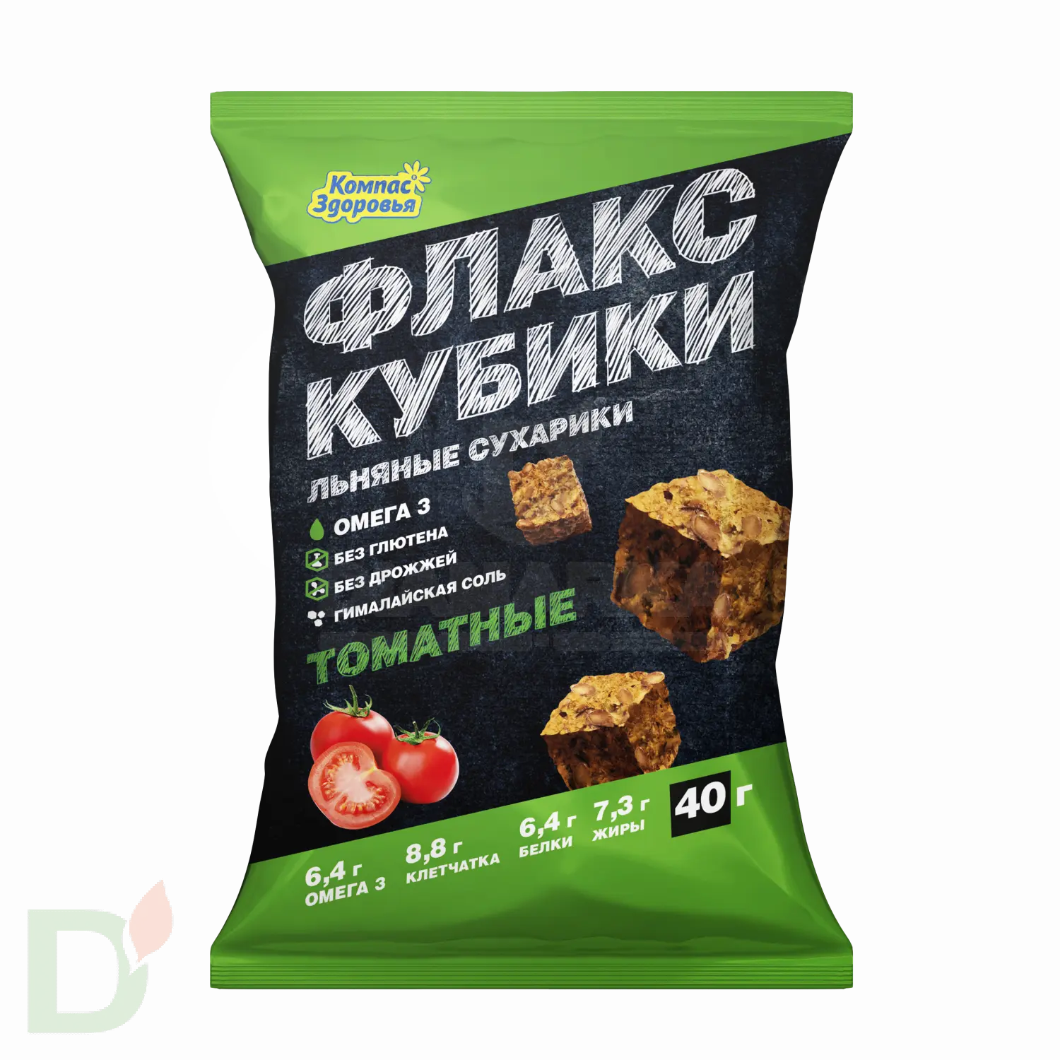 Флакс-кубики льняные с томатом 40 гр. купить в Екатеринбурге, цена на сайте  - ДиаМарка