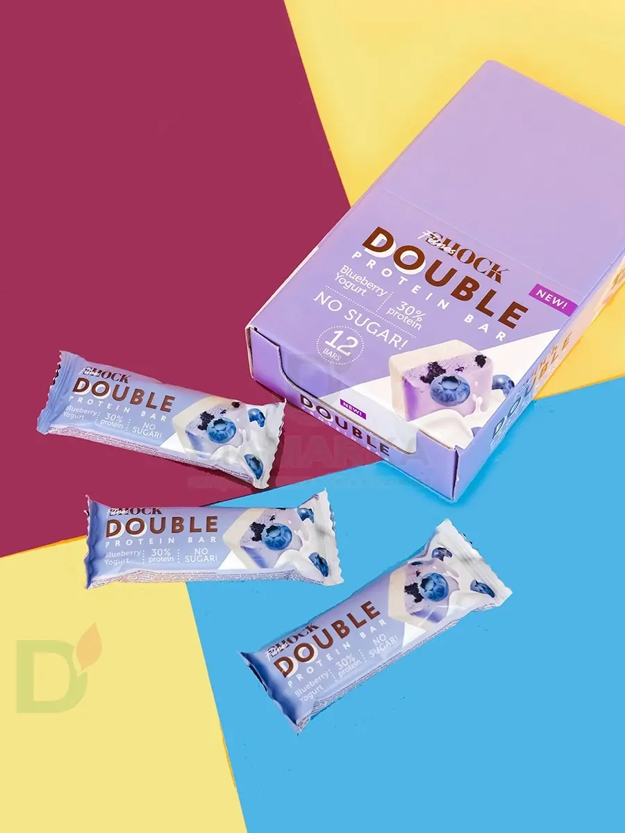 Батончик протеиновый FitnesShock Черничный йогурт 40гр. в Екатеринбурге