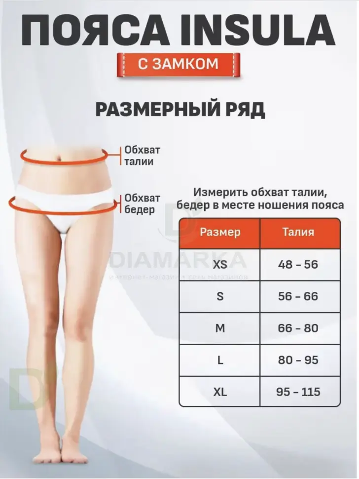 Пояс INSULA/Инсула ХЛОПКОВЫЙ для ношения помпы на талии Черный