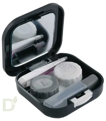 Набор для контактных линз: контейнер, емкость, пинцет