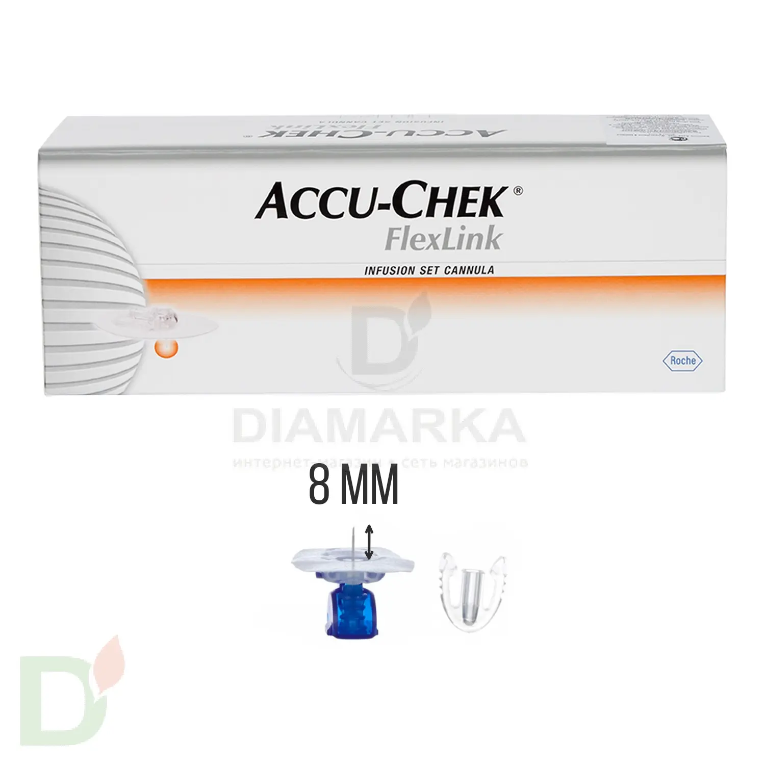 Акку-Чек Флекс-Линк, игла 8 мм (канюля), 1 шт. в Екатеринбурге